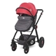 Бебешка комбинирана количка 3в1 Alexa Cherry Red  - 4