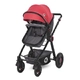 Бебешка комбинирана количка 3в1 Alexa Cherry Red  - 5