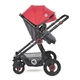 Бебешка комбинирана количка 3в1 Alexa Cherry Red  - 7