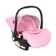 Бебешка комбинирана количка Lora Set Candy Pink  - 6