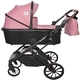 Бебешка комбинирана количка 3 в 1 Glory Pink  - 2