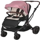 Бебешка комбинирана количка 3 в 1 Glory Pink  - 4