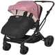 Бебешка комбинирана количка 3 в 1 Glory Pink  - 5