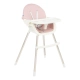 Детски розов стол за хранене 2в1 Nutri Steel Pink  - 1