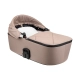 Бебешка комбинирана количка 2в1 с твърд кош Amani Beige  - 19