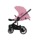 Бебешка комбинирана количка 2в1 с твърд кош Amani Pink  - 12