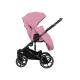 Бебешка комбинирана количка 2в1 с твърд кош Amani Pink  - 7
