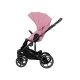 Бебешка комбинирана количка 2в1 с твърд кош Amani Pink  - 9