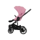 Бебешка комбинирана количка 2в1 с твърд кош Amani Pink  - 10