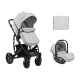 Бебешка комбинирана количка 3в1 Beloved Light Grey 2023  - 1