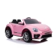 Акумулаторна кола licensed Volkswagen Beetle Pink  - 4