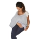 Сив шал за кърмене на бебе  - 1