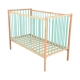 Детско дървено легло Remi Натур Минт  - 3