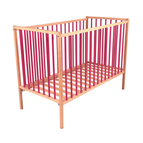Детско розово дървено легло Remi Натур | PAT5429