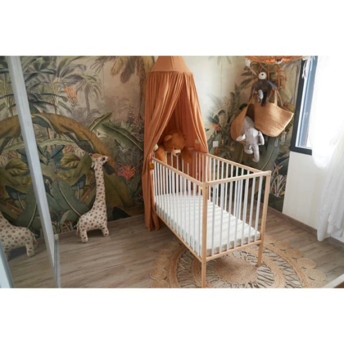 Детско розово дървено легло Remi Натур | PAT5429