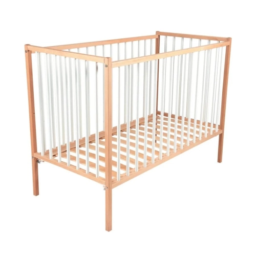 Детско бяло дървено легло Remi Натур | PAT5430