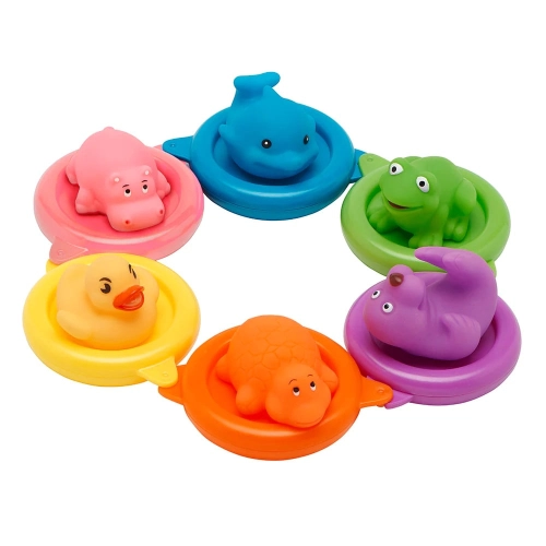 Бебешки играчки за баня Цветни животни  | PAT5465