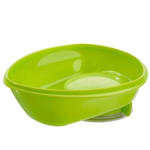 Бебешка зелена вакумна купа за хранене   - 3