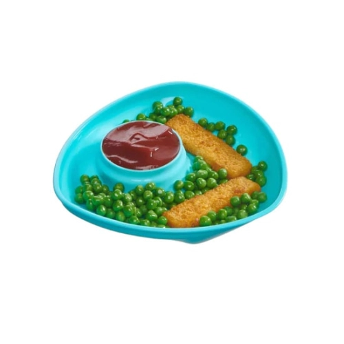 Детска зелена чиния с вакум | PAT5503