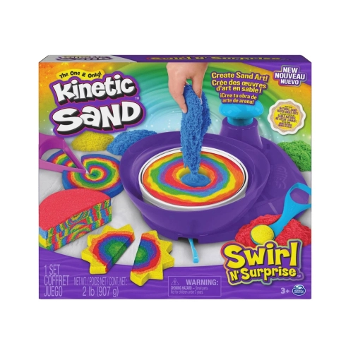 Детски комплект за игра Kinetic Sand Завърти и се изненада | PAT5538