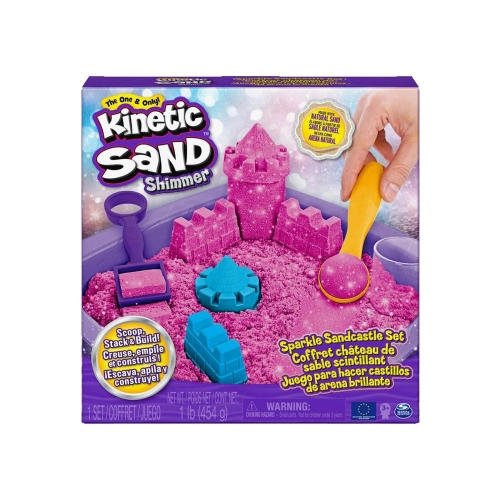 Детски розов блестящ пясъчен замък Kinetic Sand | PAT5541