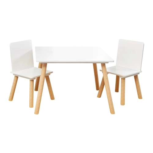 Детска дървена маса за игра с 2 столчета | PAT5543