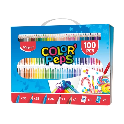 Комплект за рисуване Maped Color Peps, 100 части | PAT5575