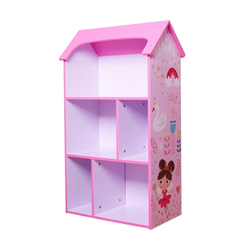 Детска дървена етажерка за съхранение на играчки и книжки  | PAT5607