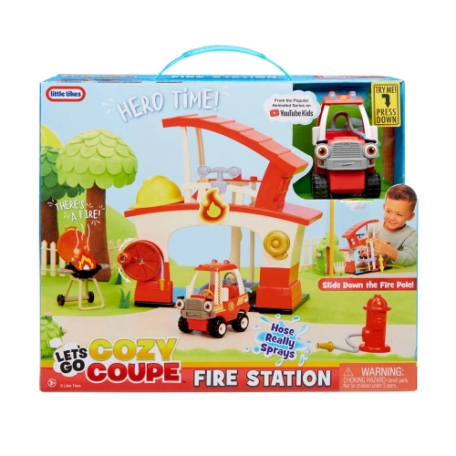 Детски игрален комплект Cozy Coupe: Пожарна станция | PAT5611
