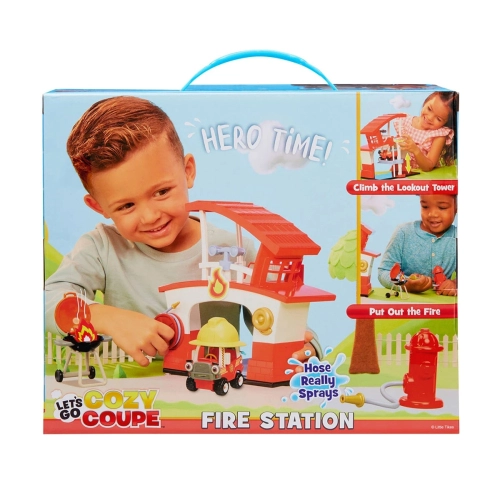 Детски игрален комплект Cozy Coupe: Пожарна станция | PAT5611