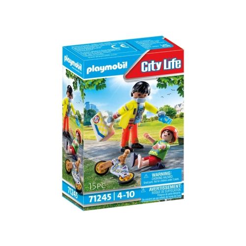 Детски комплект за игра Парамедик с пациент City Life | PAT5717