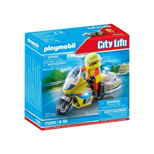 Детски комплект Спасителен мотоциклет с мигаща светлина | PAT5726