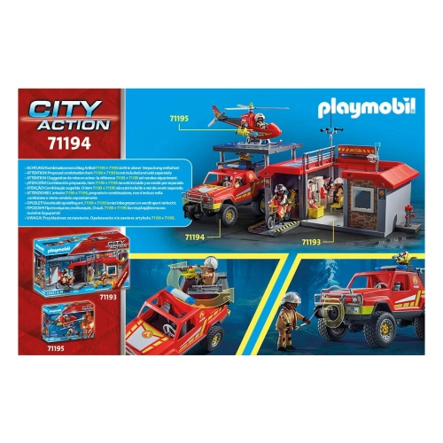 Детски комплект Автомобил на пожарната команда City Action | PAT5729