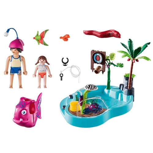 Детски комплект Малък басейн с пръскачка за вода Family Fun | PAT5805