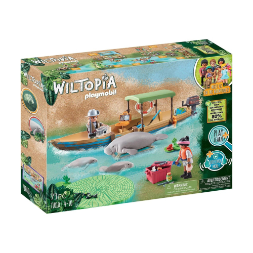 Детски комплект Разходка с лодка покрай ламантини Wiltopia | PAT5839