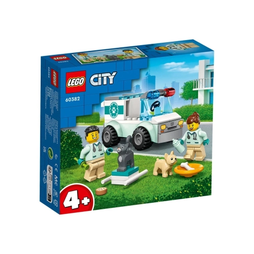 Детски игрален комплект Спасение с ветеринарен бус City | PAT5928