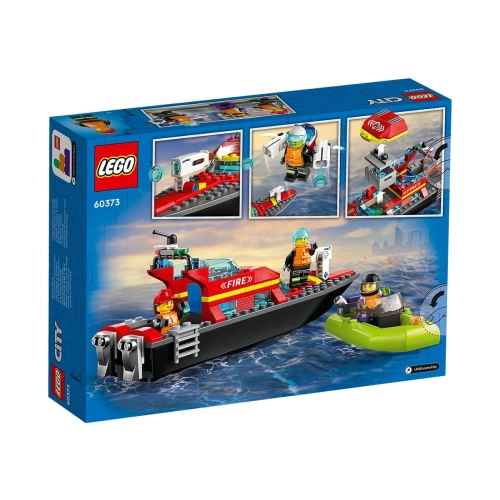 Детски комплект Пожарникарска спасителна лодка City Fire | PAT5931