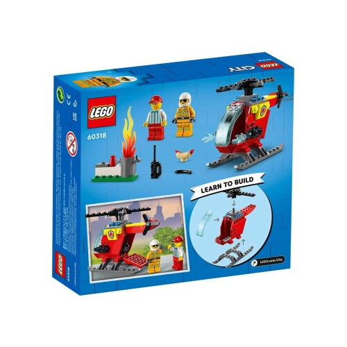 Детски игрален комплект Пожарникарски хеликоптер City | PAT5940