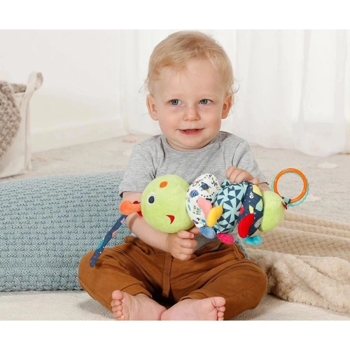 Бебешка вибрираща играчка Гъсеница Color Friends 24см | PAT5967