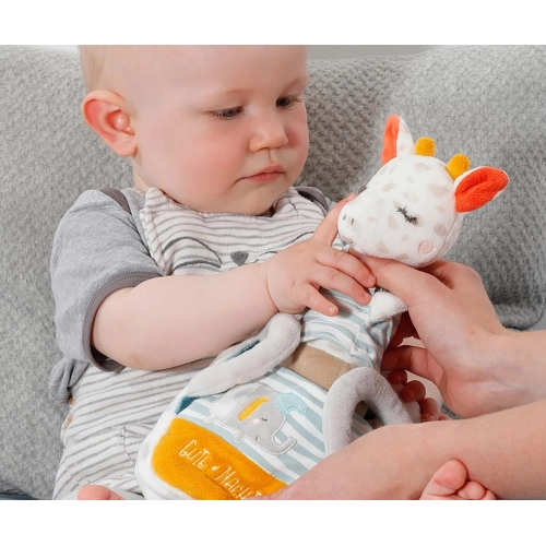 Бебешка светеща мека играчка жирафче в чанта Good Night | PAT5992