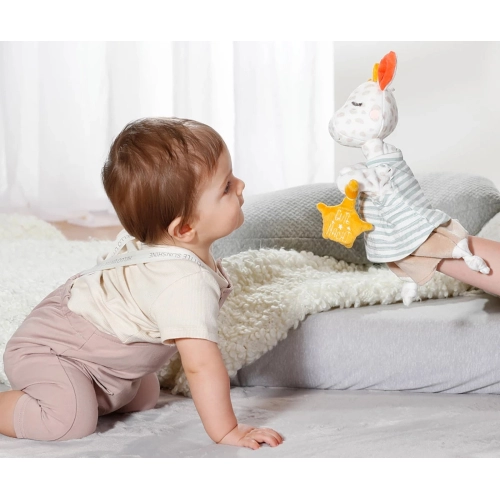 Бебешка светеща кърпа за гушкане и куклен театър жирафче | PAT5994