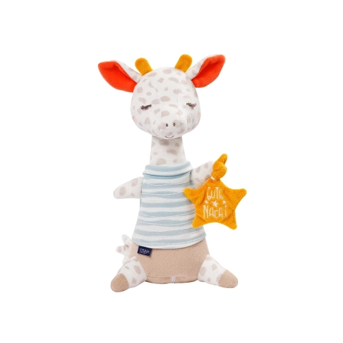Бебешка мека играчка с нощна светлина жирафче Good Night | PAT6000