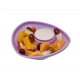 Детска лилава чиния с вакум  - 2