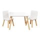 Детска дървена маса за игра с 2 столчета  - 1