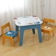 Детска маса с 2 столчета  за редене на конструки тип LEGO  - 11