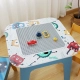Детска маса с 2 столчета  за редене на конструки тип LEGO  - 13