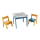 Детска маса с 2 столчета  за редене на конструки тип LEGO  - 3