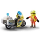 Детски комплект Спасителен мотоциклет с мигаща светлина  - 2