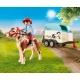 Детски комплект за игра Кола с ремарке за пони Country  - 5