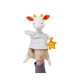 Бебешка светеща кърпа за гушкане и куклен театър жирафче  - 5